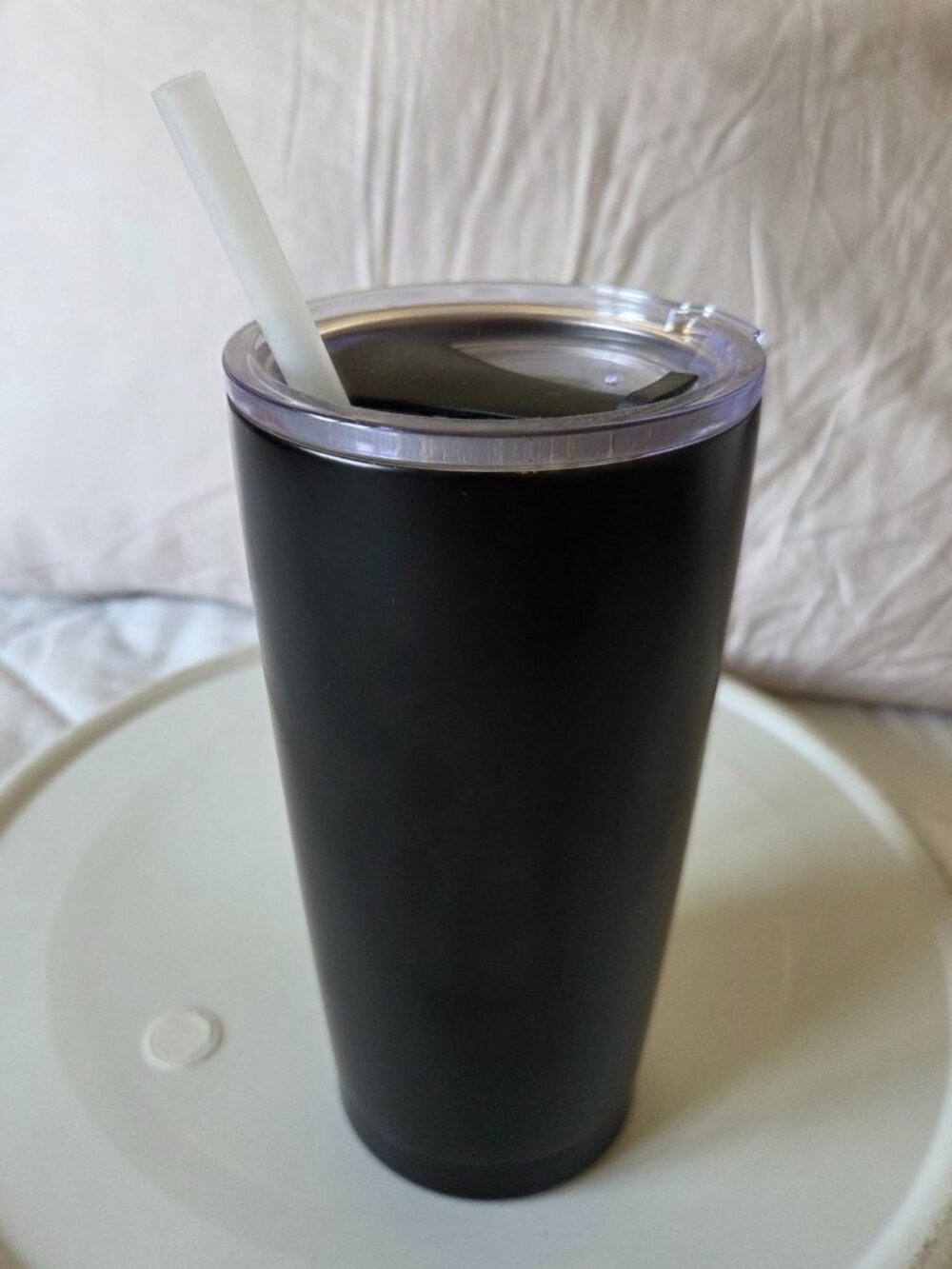 Starbucks Black Tumbler with Straw - NEW - Picture 2 of 4
